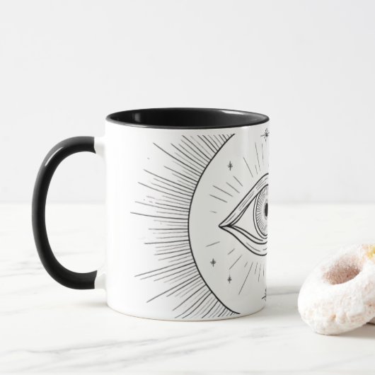 Third Eye Design – uw toegangspoort tot inzicht en Mok (Met donut)