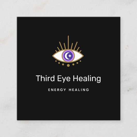 Third Eye Energy Healer Visitekaartje (Voorkant)