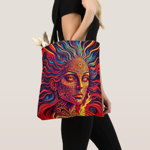 Third Eye Girl - Spirituele visionaire kunst Draagtas
