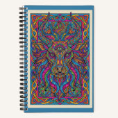 Third-Eye Lion King Celestial Zen tangle Journal (Recto)