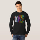 Third Grade Teacher Back To School No Prob Llama G T-shirt (Voorkant volledig)