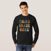 Third Grade Vibes Back To School 3rd Grade Vibes T T-shirt (Voorkant volledig)