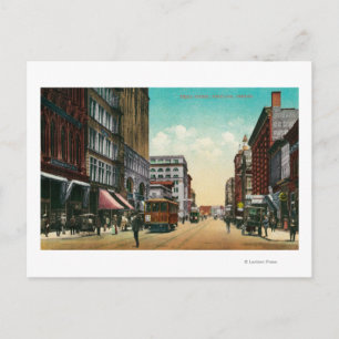 Third Street in Portland, Oregon Briefkaart