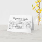 Thirlestaan Castle Scotland Kaart (Gele Bloem)