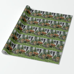 Thirsty Fleckvieh Cadeaupapier