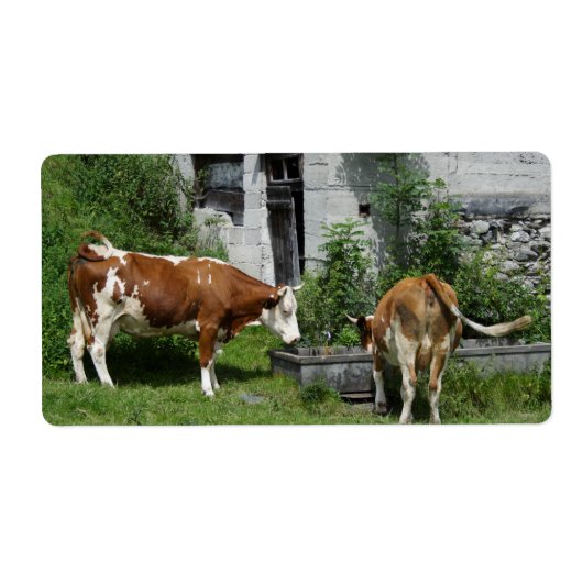 Thirsty Fleckvieh Etiket (Voorkant)