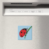 Thirsty Ladybug Magneet (Insitu (Vaatwasser))