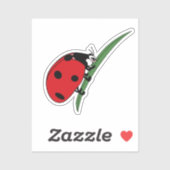 Thirsty Ladybug Sticker (Vel)