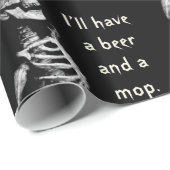 Thirsty Skeleton Cadeaupapier (Rol Hoek)