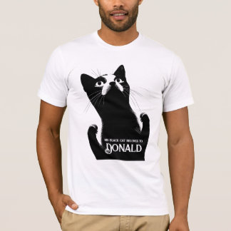 This Black Cat Belongs to [Name] – Personalized T-shirt