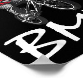 This Boy Loves Bmx, Kids Bmx  Poster (Hoek)