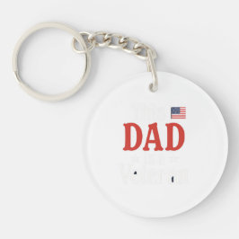 This Dad is a Veteran Keychain – Heartfelt Gift