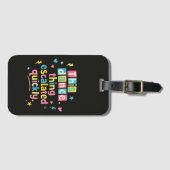 This dance thing escalated quickly bagagelabel (Voorkant (horizontaal))