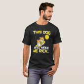This Dog will Make You Rich Cryptocurrency Crypto T-shirt (Voorkant volledig)