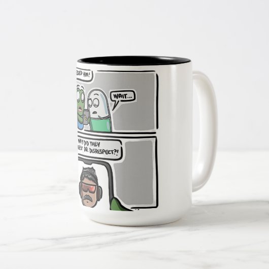 This funny comic-style meme design Mug (Devant droit)