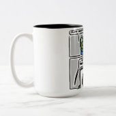 This funny comic-style meme design Mug (Gauche)