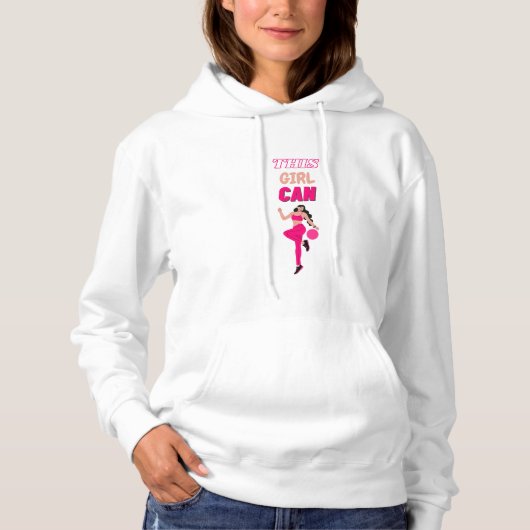 This Girl Can Hoodie (Voorkant)