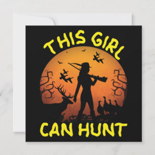 This Girl Can Hunt Essential Notitiekaartje