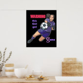 This Girl Got Game (soccer) Poster (Keuken)