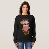 This Girl Loves Foxes Animal Fox Sayings Trui (Voorkant volledig)