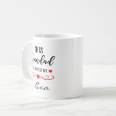 This Grandad Is Loved Personalised Mug Gift Granny (Devant gauche)