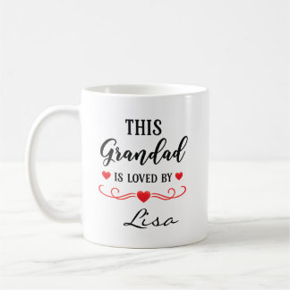 This Grandad Is Loved Personalised Mug Gift Granny Koffiemok