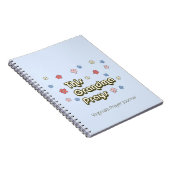 This Grandma Prays Retro Light Blue Prayer Journal (Côté Droit)
