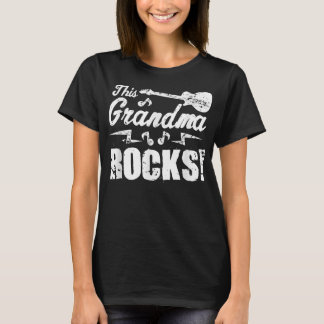 This Grandma Rocks - Guitar Rock n Roll Funny Tee T-shirt
