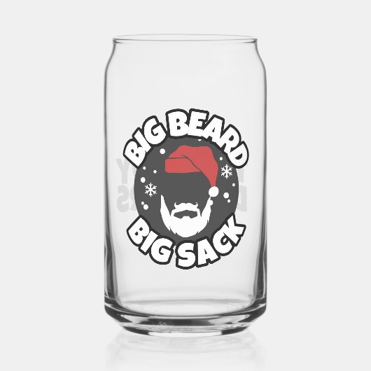 This Guy Delivers! Funny Christmas Cocktail Blikvorm Glas (Voorkant)