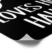 This Guy Loves His Hallie Valentine  Poster (Hoek)