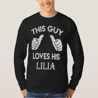 This guy loves his LILIA valentine Anniversary 71 T-shirt