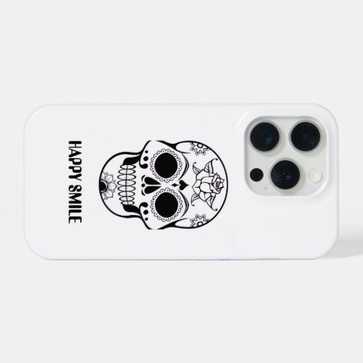 This Happy Smile Skull design  (Verso Horizontal)
