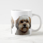 This Home is Powered by Dog Hair Funny Mug (Droite)