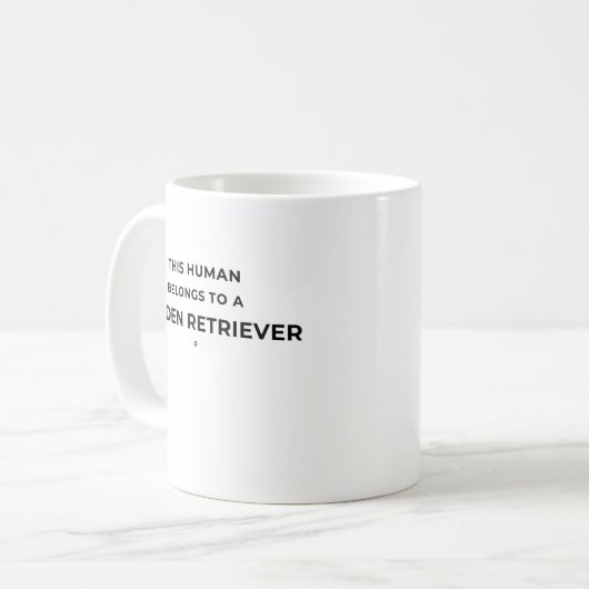 This Human Belongs... - White Mug (Devant gauche)