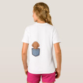 This is a poodle T-shirt that makes going out more (Dos entier)