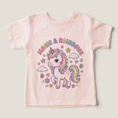 This is a T-shirt with a cute unicorn. (Design Recto)
