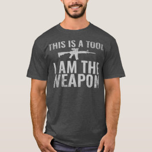 This is a Tool I Am Weapon Veterans T-shirt