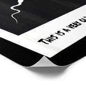 This Is A Very Old Cture Of Me Funny Sperm Birthda Poster (Hoek)