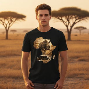 This Is Africa Rhino Afrikaanse trots op wilde d Tri-Blend Shirt