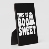 This Is Boo Sheet Ghost Funny Halloween Costume Fotoplaat (Zijkant)