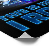 This Is How I Roll Bowling Poster (Hoek)