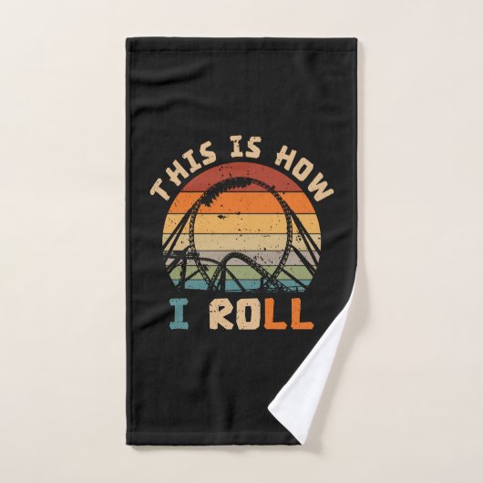 This Is How I Roll Roller Coaster Lovers Handdoek (Handdoek)