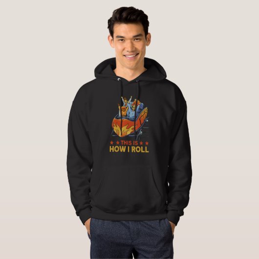 This is how I roll Rollercoaster 1 Hoodie (Voorkant volledig)
