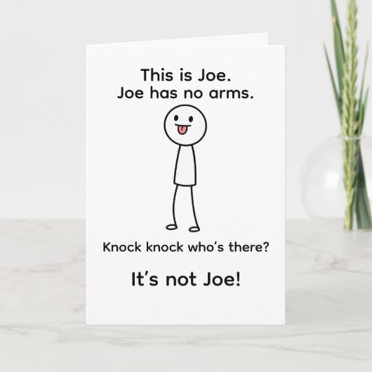 This is Joe funny greeting card Kaart (Voorkant)