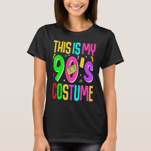 This Is My 90's Costume T-shirt (Voorkant)