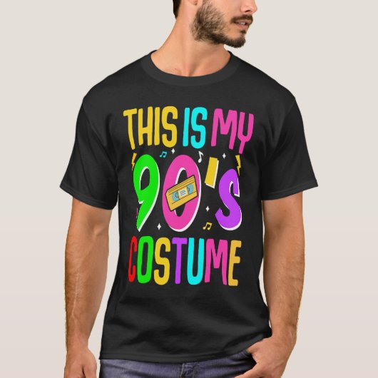 This Is My 90's Costume T-shirt (Voorkant)