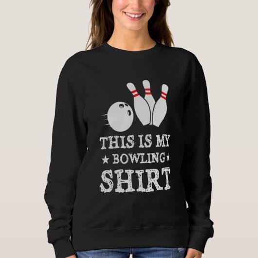 This Is My Bowling Shirt Bowling Bowling Player Bo (Voorkant)