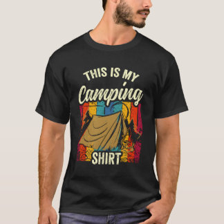 This Is My Camping  Camper Campsite Camp friends T-shirt