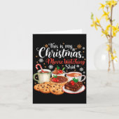 This Is My Christmas Movie Watching Design  Kaart (Gele Bloem)