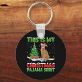 This Is My Christmas Pajama Shirt Christmas Sleutelhanger (Voorkant)